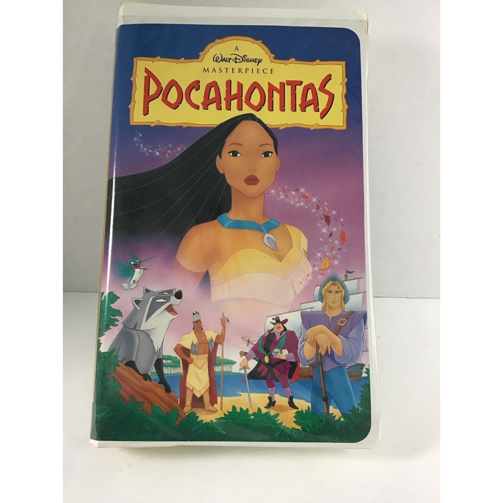 Walt Disney Masterpiece Pocahontas VHS 1995 Clamshell Case Stock 5741A 5741B